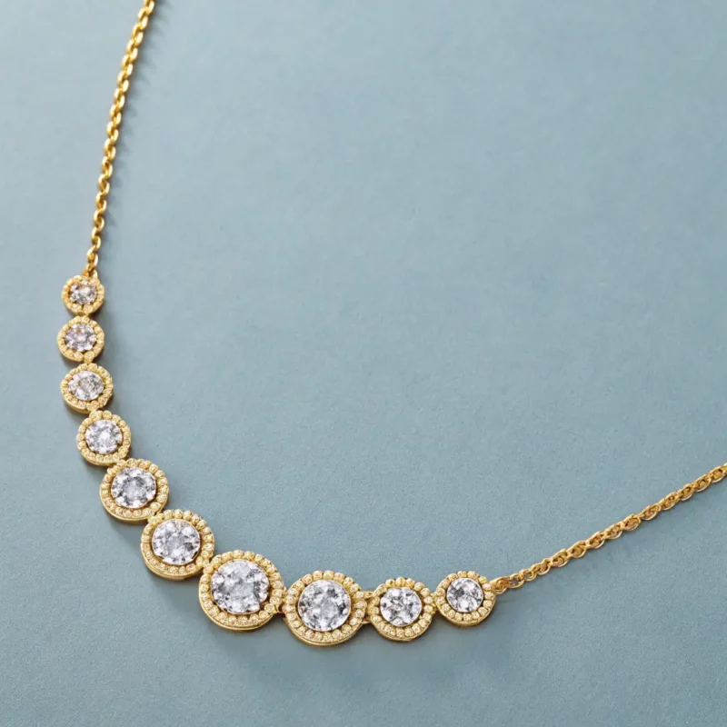 18K Gold Diamond Necklace